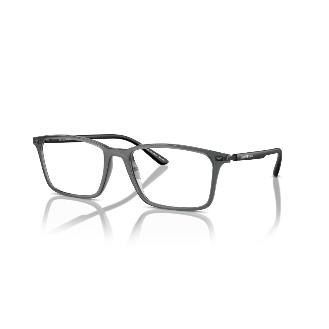 Emporio Armani 0Ea3237 Rectangular Frame Sunglasses With Matte Finish