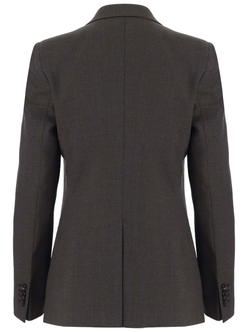 Tagliatore Tailored Stretch Wool Jacket With Pointed Lapels And Classic Detailing