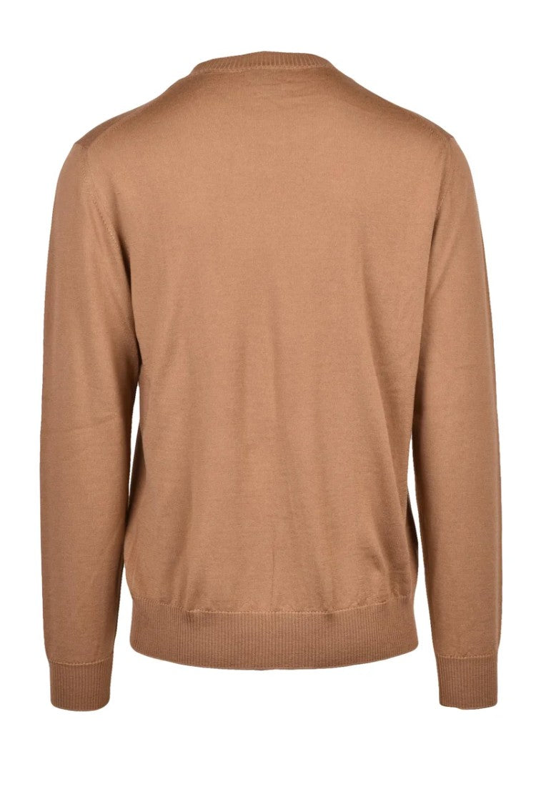 Ballantyne Wool Crewneck Pullover - Brown