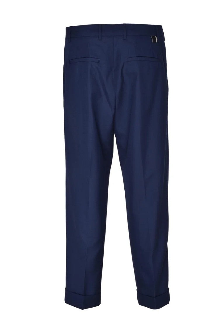 Low Brand Tailored Deep Blue Trousers