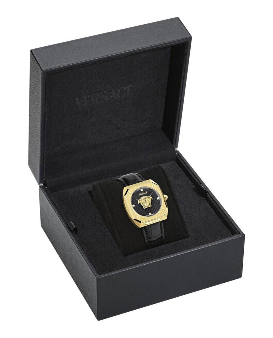 Versace Medusa Antares Leather Watch