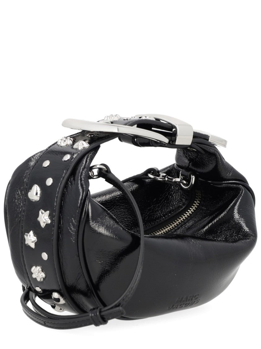 Marc Jacobs Black Party Lamb Leather Handbag