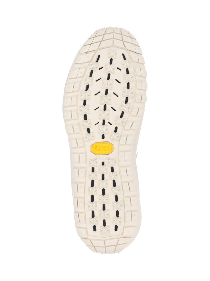 Moncler White Trailgrip Lp Fabric Sneakers