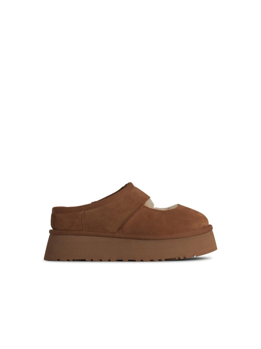 Ugg 'Bea Mary' Beige Suede Slippers
