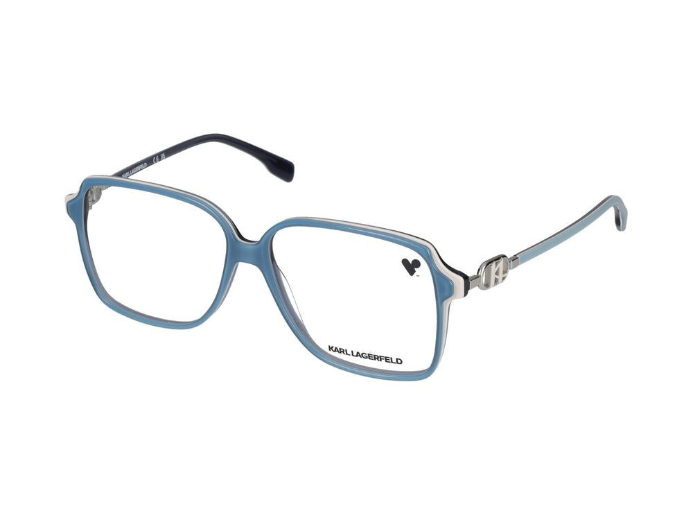 Karl Lagerfeld Eyeglasses Kl6091 458 Azure/White 56/13/140