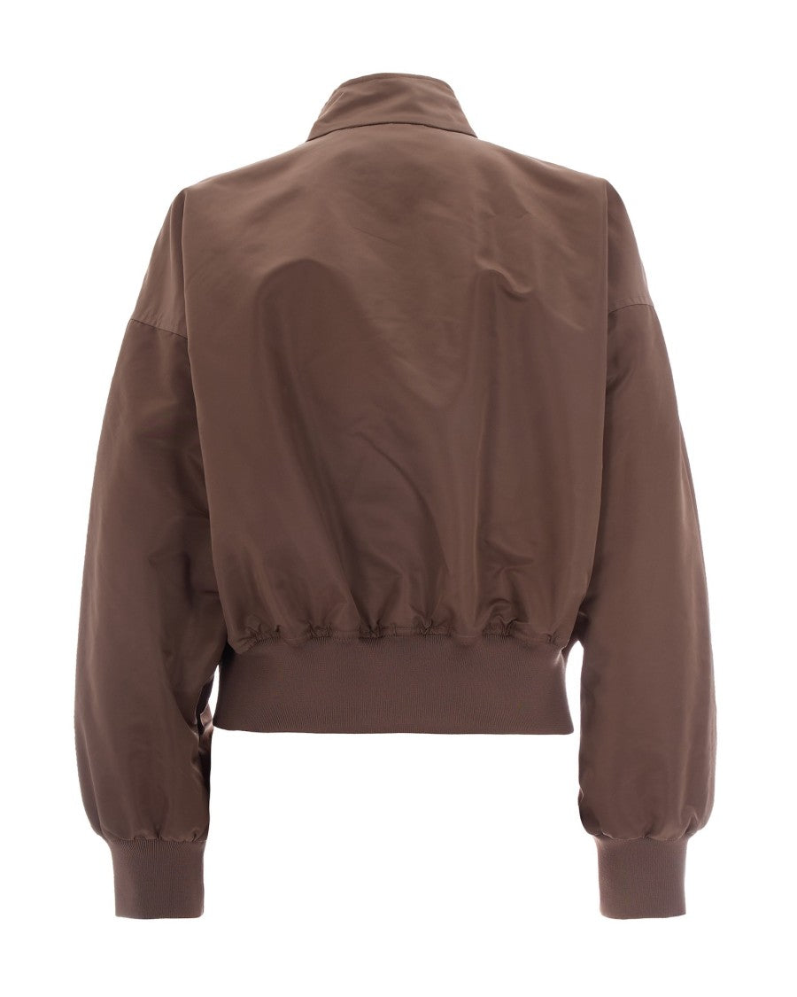 Elisabetta Franchi Nylon Bomber Jacket