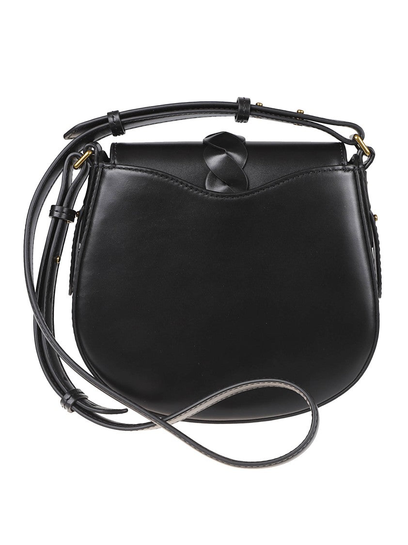 Isabel Marant Braided Detail Smooth Leather Shoulder Bag