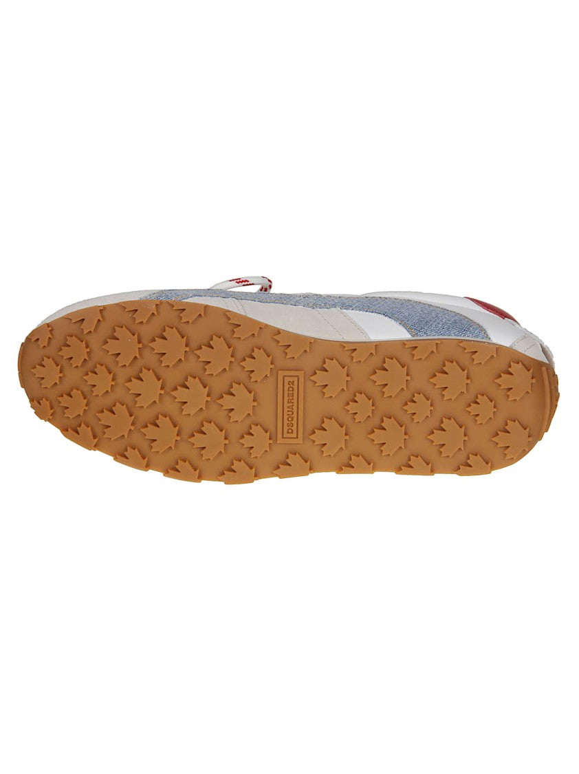Dsquared2 Dc-642 Calf Leather Lace-Up Sneakers
