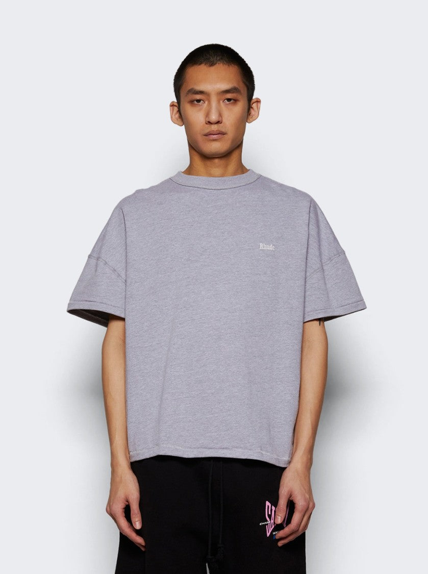 Rhude Classique Reverse Tee Heather Grey