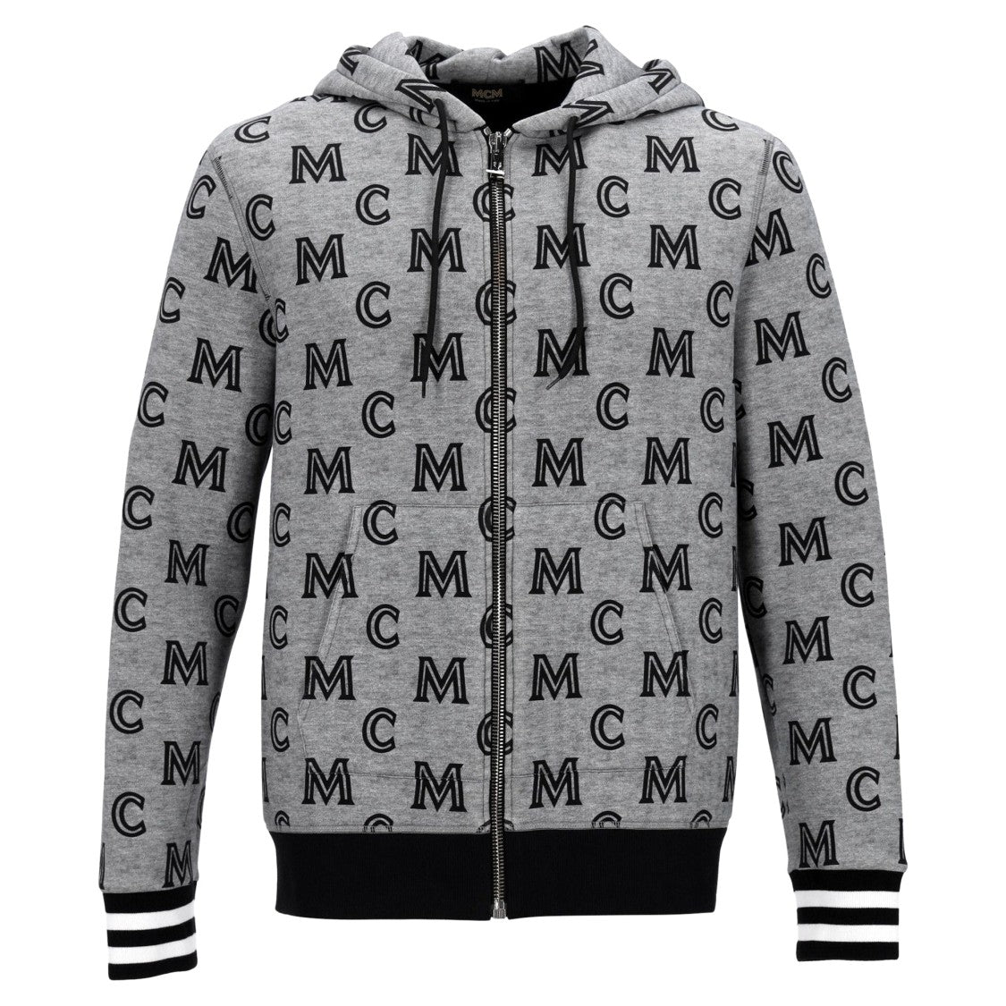 Mcm Zip-Hoodie Allover Print