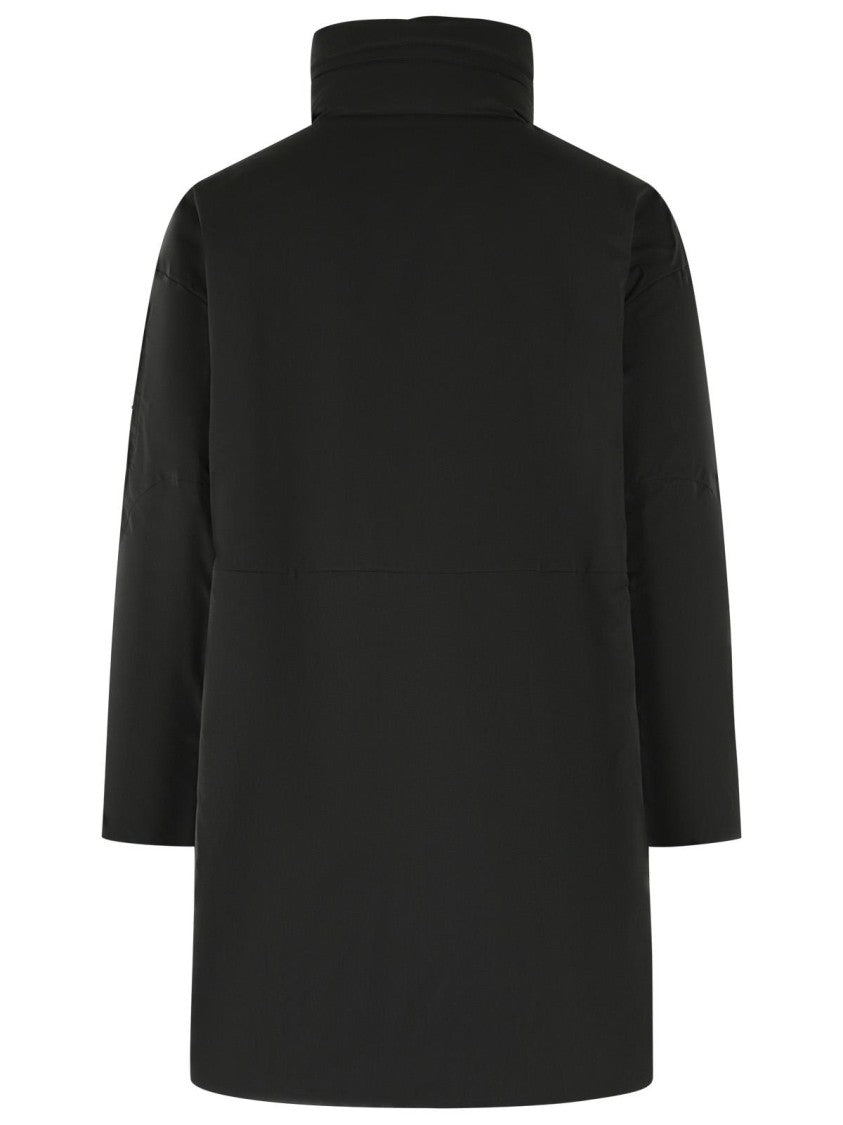 C.P. Company Long Down Jacket In Black 'Pro-Trek'