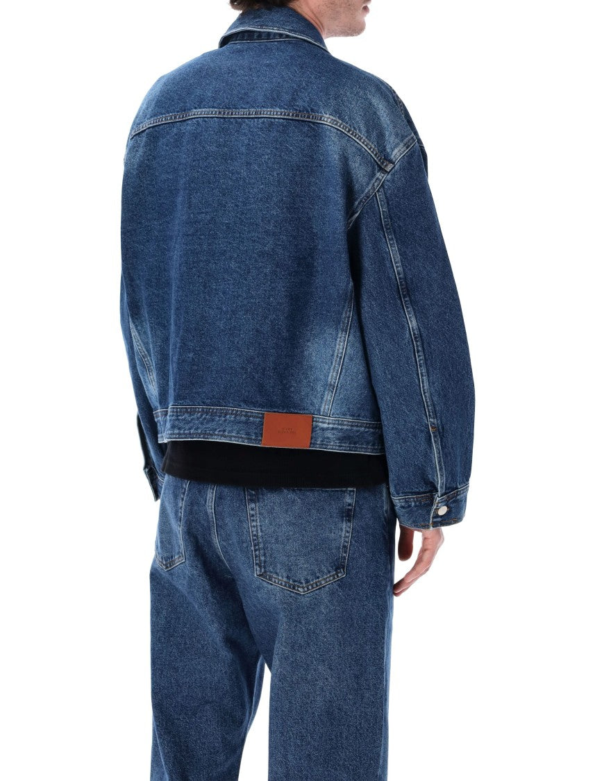 Studio Nicholson Stein Boxy Indigo Washed Denim Jacket