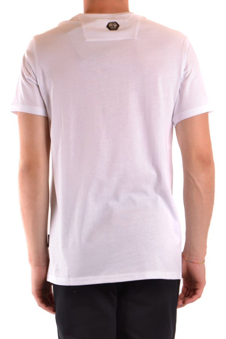 Philipp Plein Short-Sleeve Crew Neck T-Shirt With Bold Logo