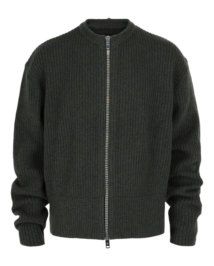 Givenchy Oversized Zip-Up Knit Cardigan