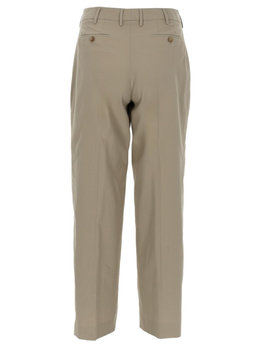 Pt Torino Emma Cropped Tailored Mid-Rise Pants