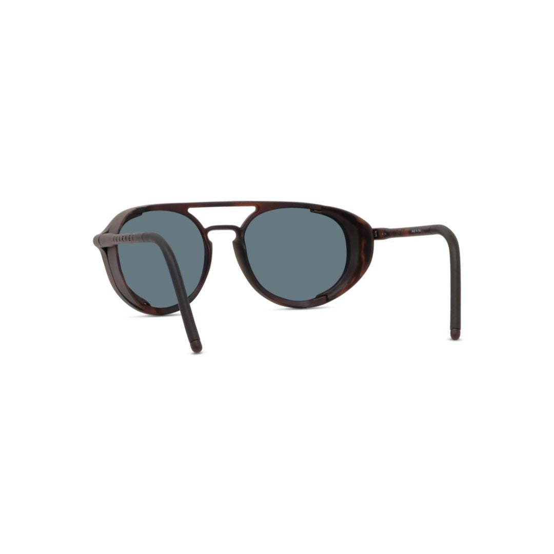 Vuarnet Tortoiseshell Aviator Sunglasses With Integrated Side Shields