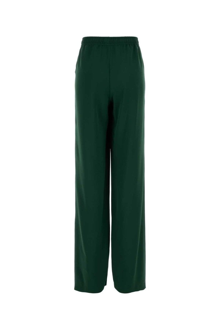 Ermanno Scervino Dark Green Polyester Pant