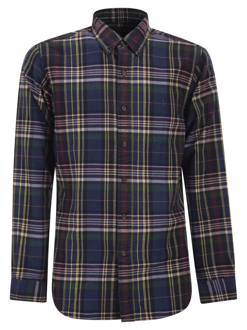 Polo Ralph Lauren Custom-Fit Checked Oxford Shirt