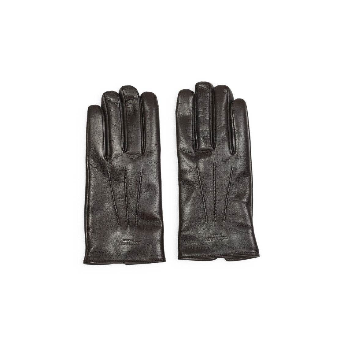 Giorgio Armani Brown Leather Gloves