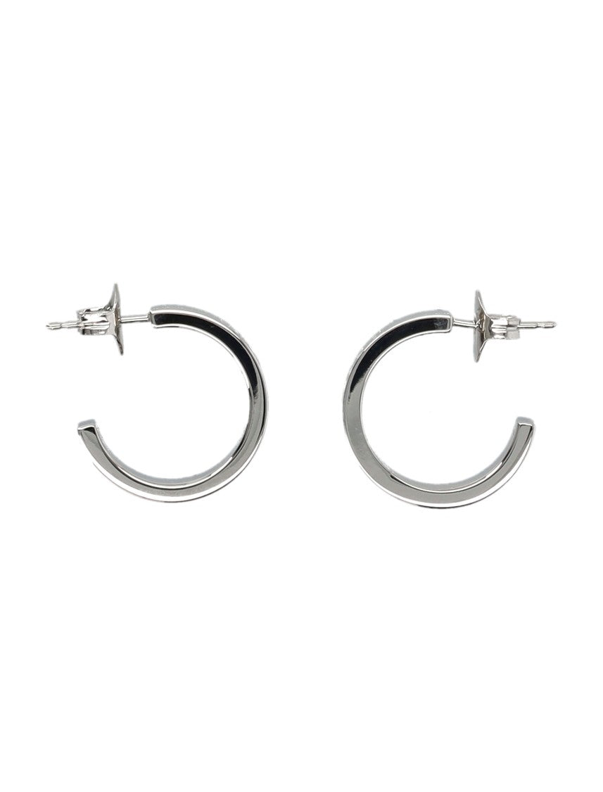 Mm6 By Maison Margiela Numeric Minimal Signature Hoop Earrings
