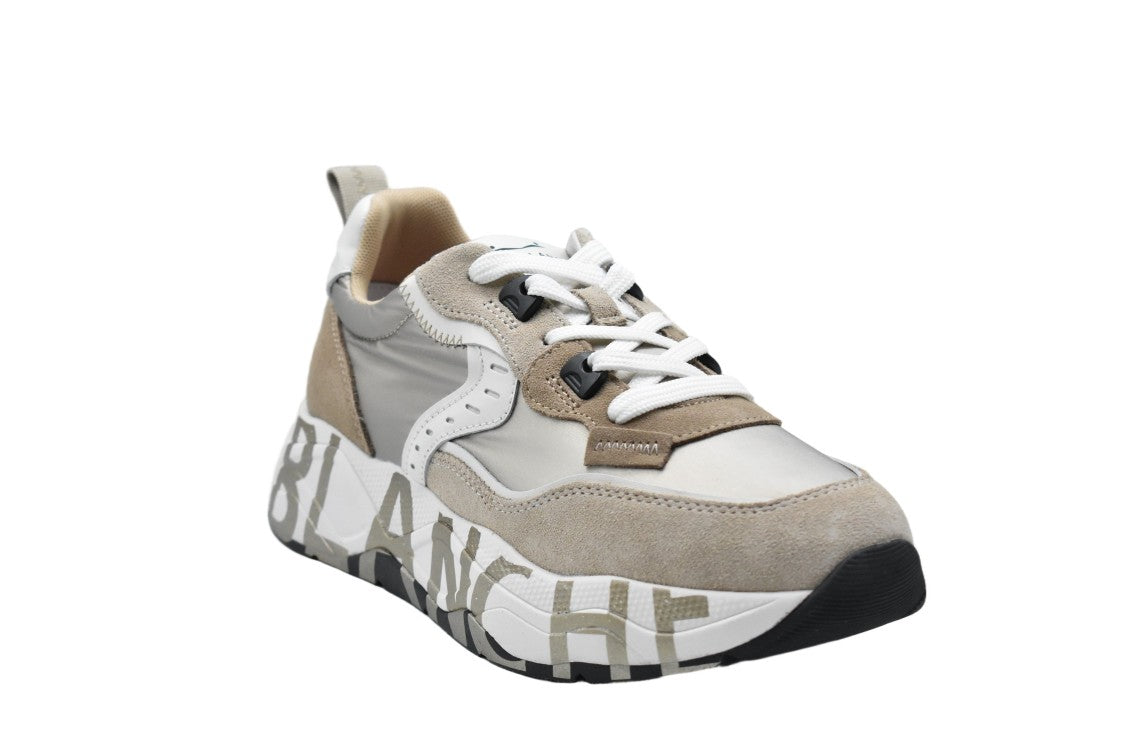 Voile Blanche Platinum Low-Top Sneakers With Platform Sole