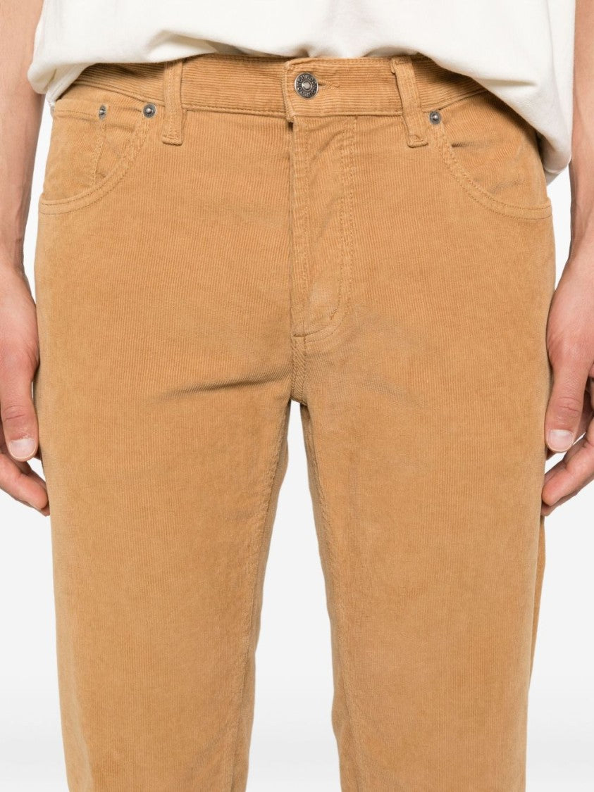 Dondup Straight-Leg Beige Jeans With Classic Five-Pocket Design