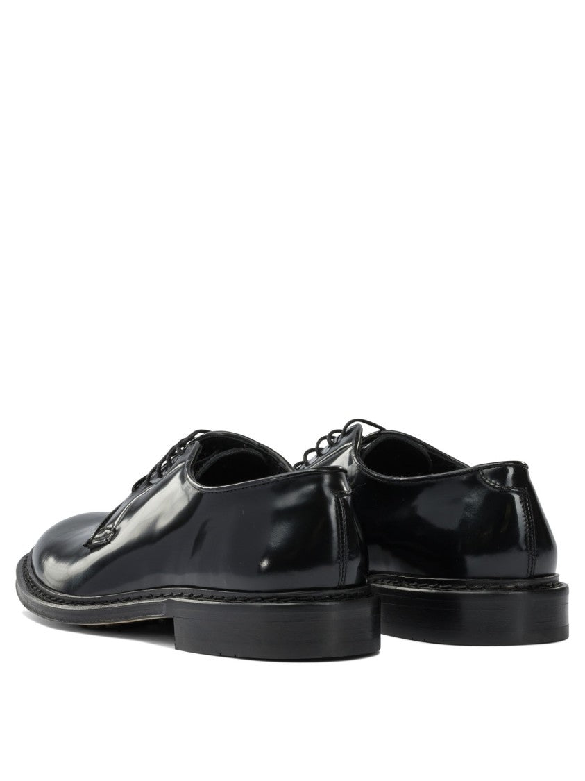 Sturlini Polished Leather Lace-Up Shoes With Classic Design
