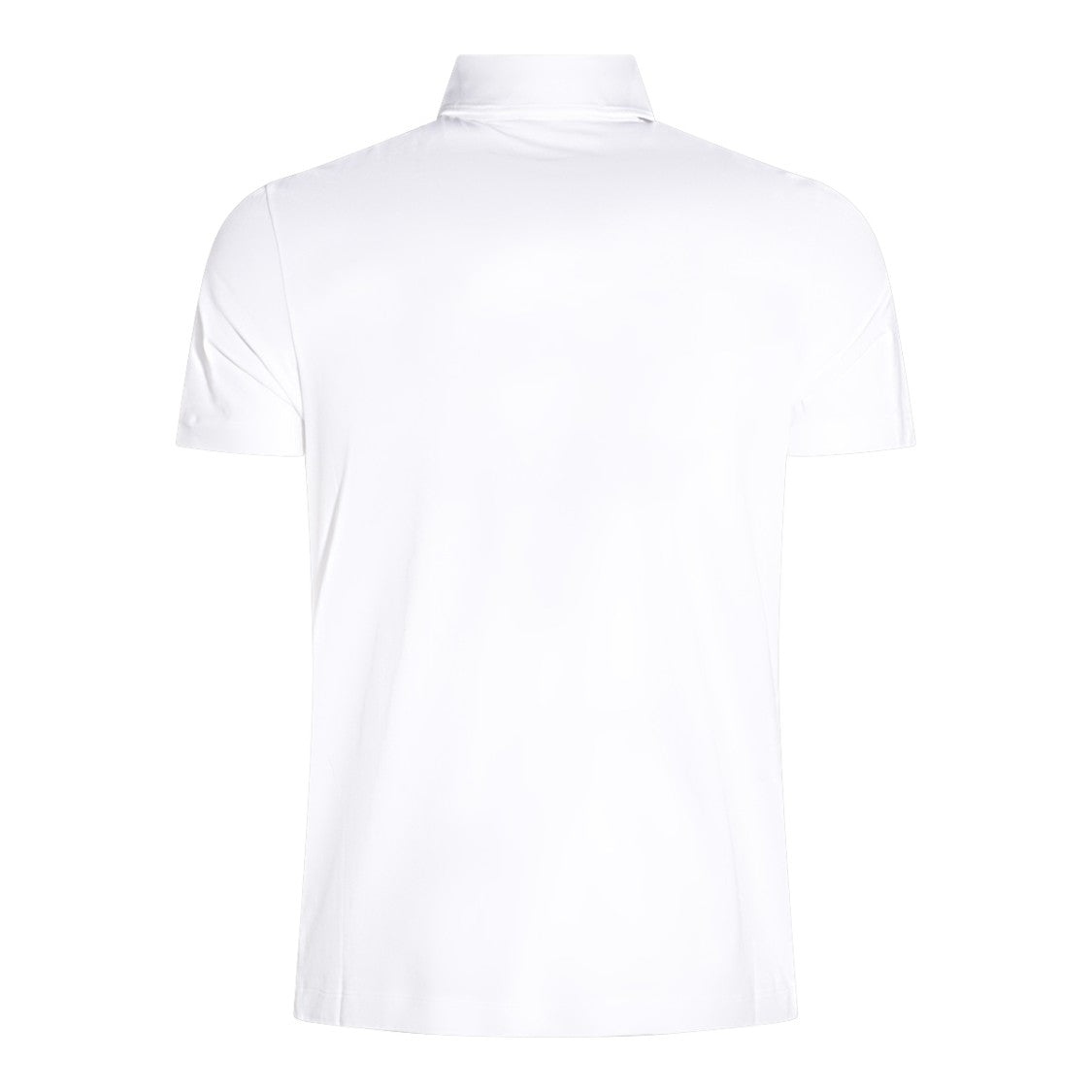 Malo Smooth Cotton White Polo Shirt