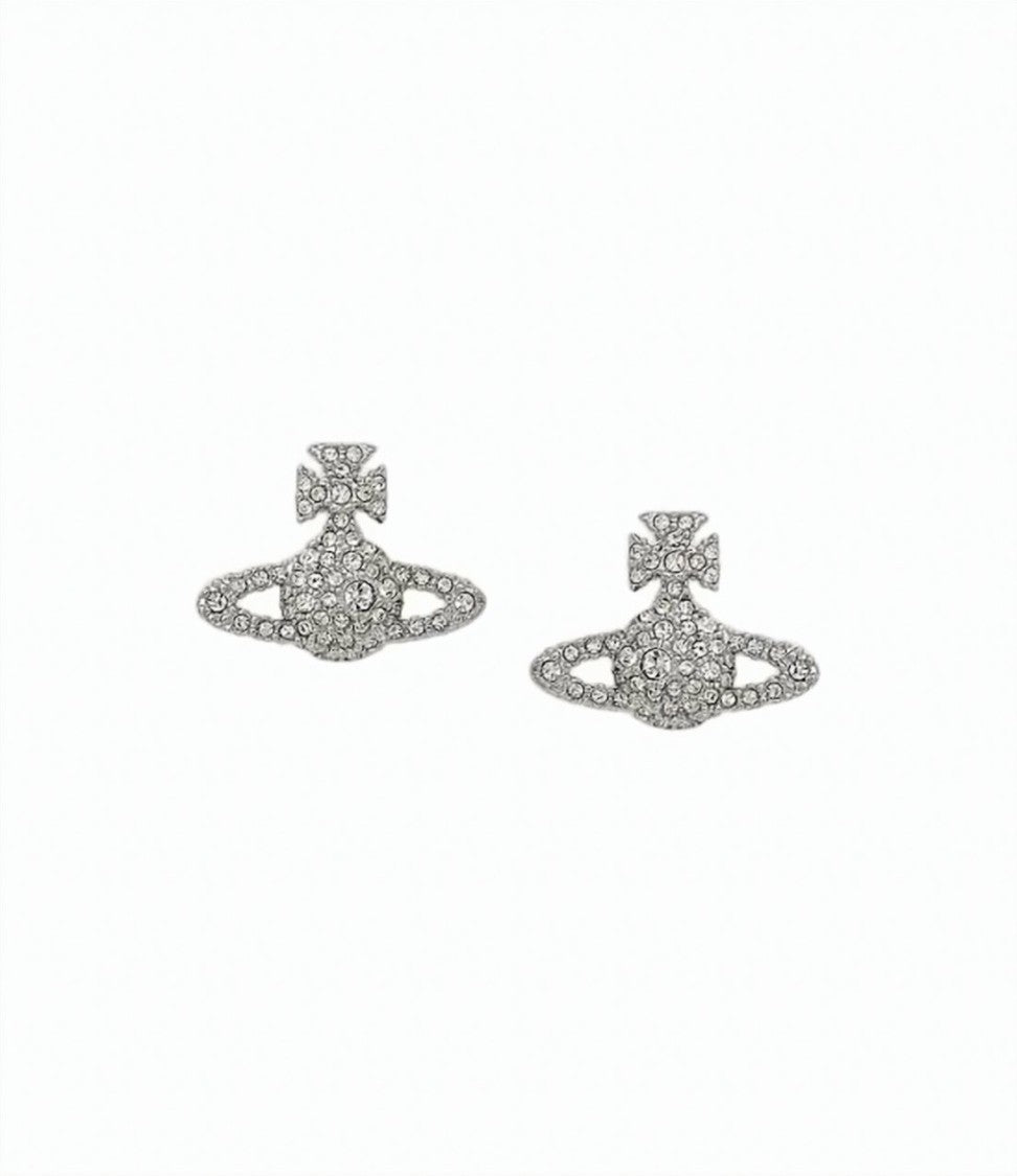 Vivienne Westwood Vivienne Westwood Grace Bass Relief Stud Earrings