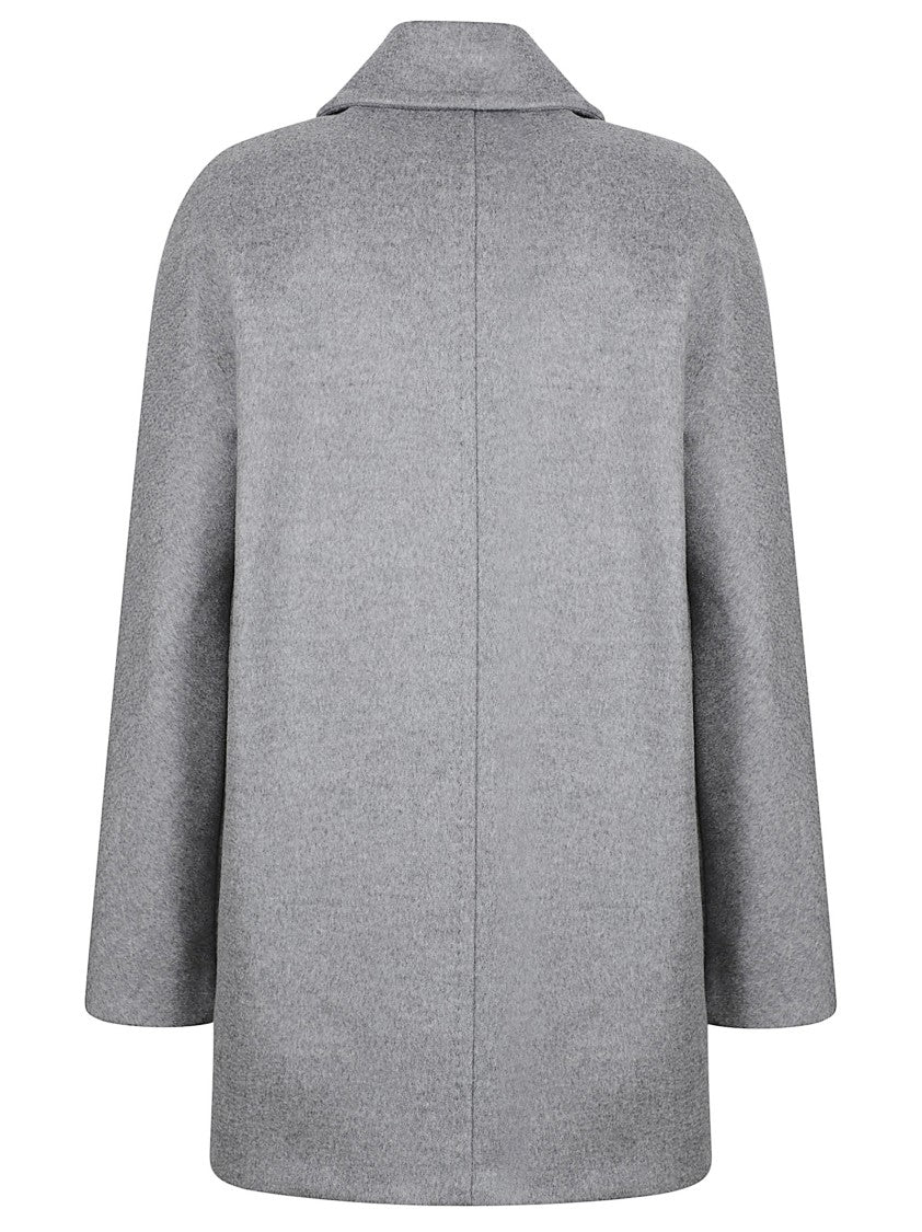 Max Mara Double-Breasted Wool Coat With Wide Collar