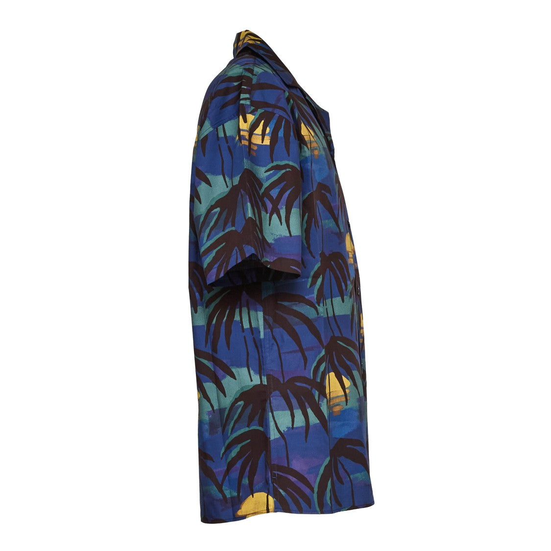 Drôle De Monsieur Palm Vintage Collar Casual Shirt