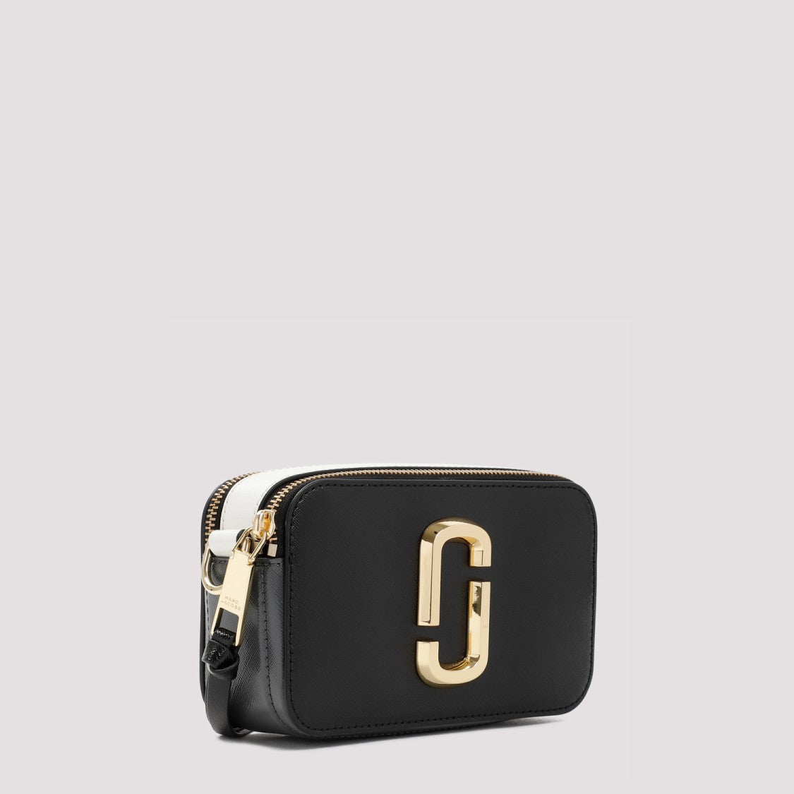 Marc Jacobs The Snapshort Shoulder Bag In Black Leather
