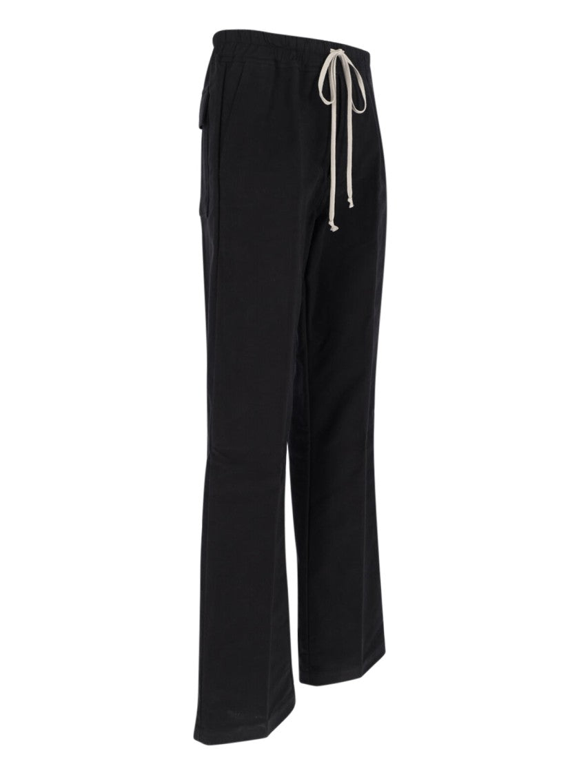 Rick Owens Straight Pants – Black