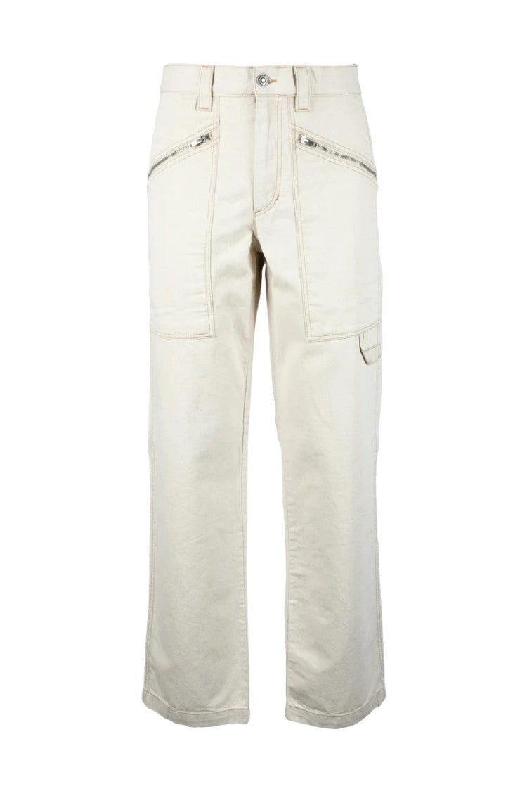 Isabel Marant Men's Trousers - Cream