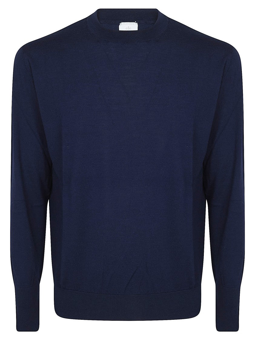 Eleventy Merino Wool Sophisticated Fit Sweatshirt