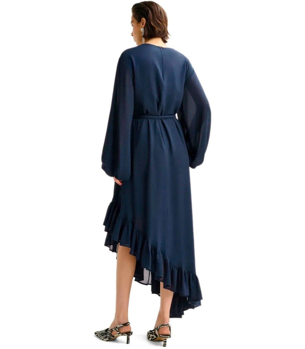 Essentiel Antwerp Iflower Navy Blue Dress