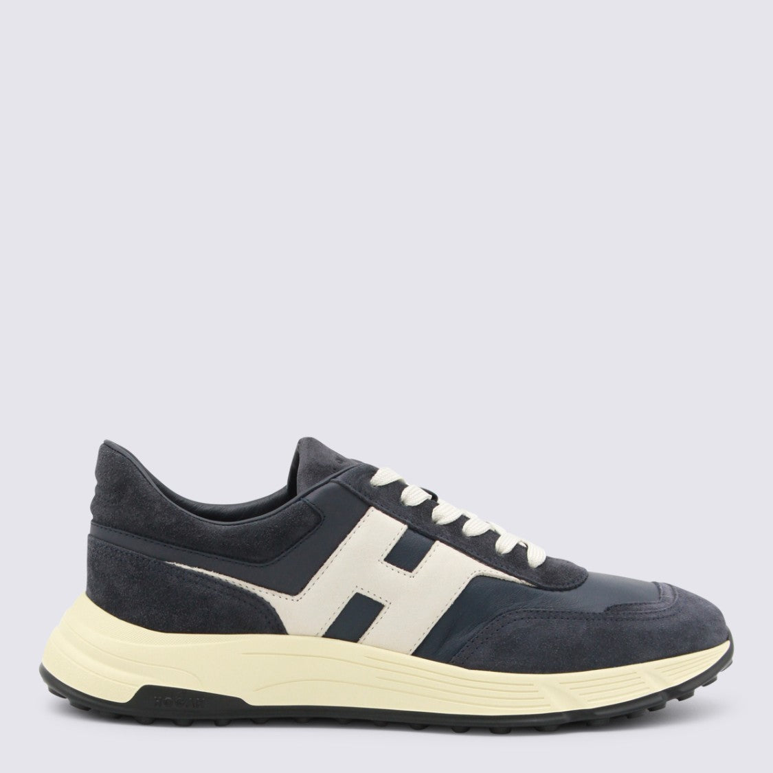 Hogan Navy Leather Sneakers