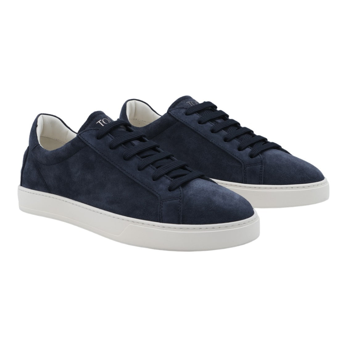 Tod's Low-Top Suede Sneakers With Contrasting Rubber Sole