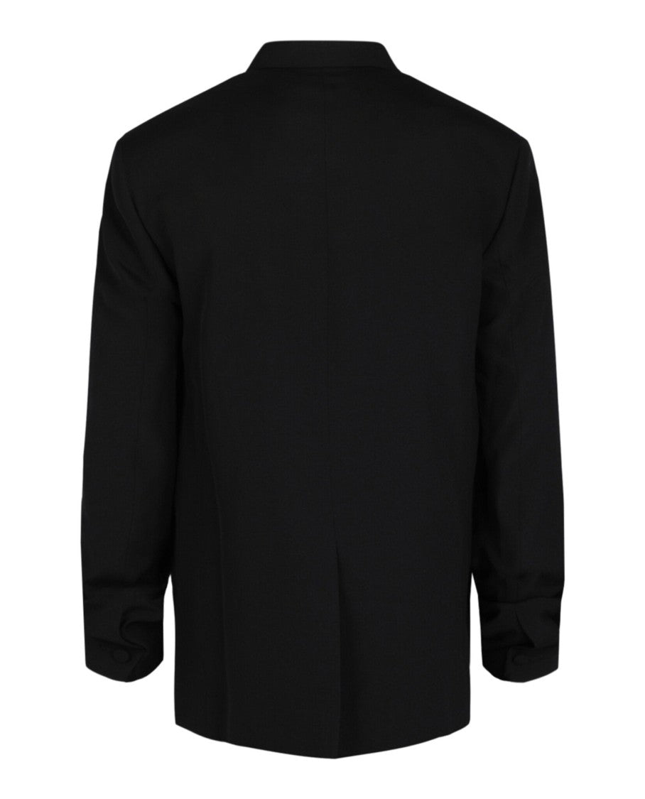 Givenchy Oversized Wool Blazer With Satin Lapels