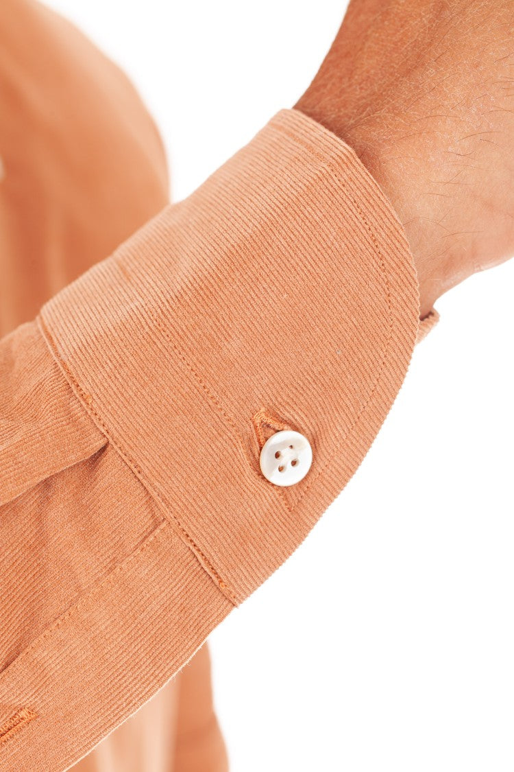 Borriello 2000-Rib Corduroy Tailored Shirt