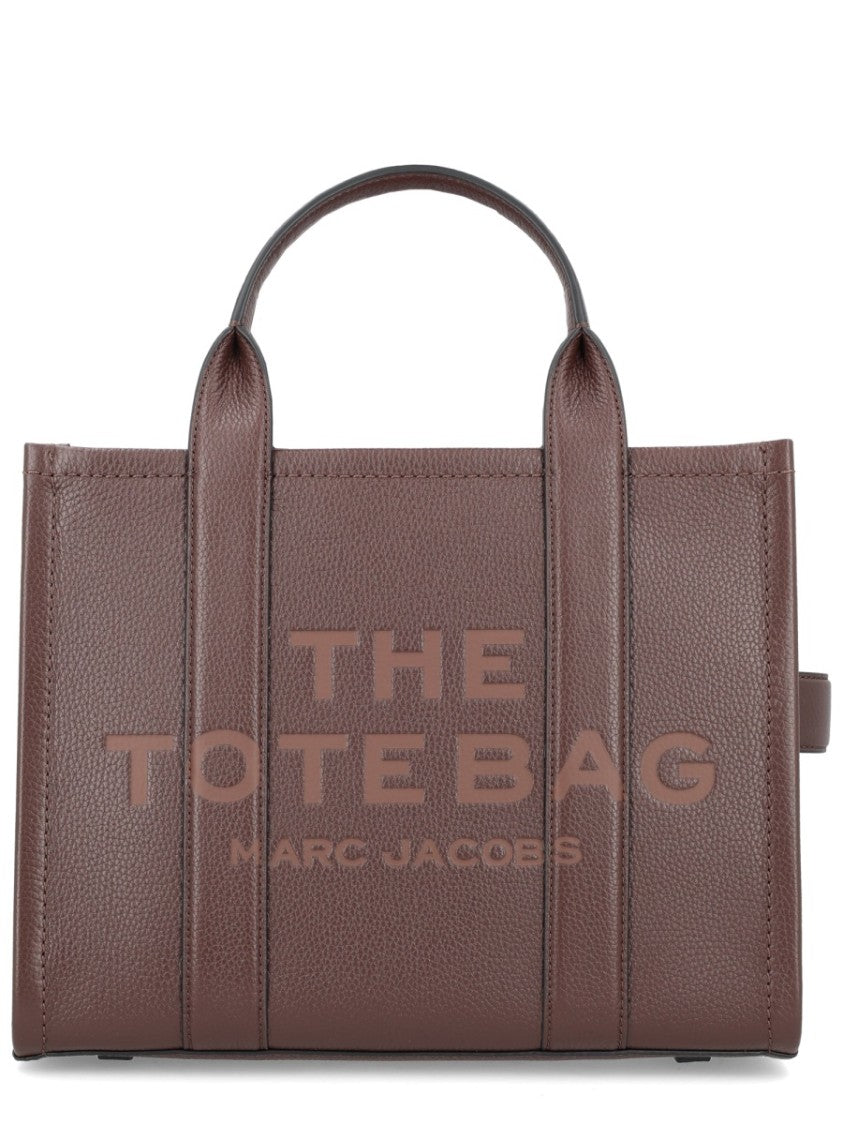 Marc Jacobs The Tote Textured Embossed Lettering Handbag Bag
