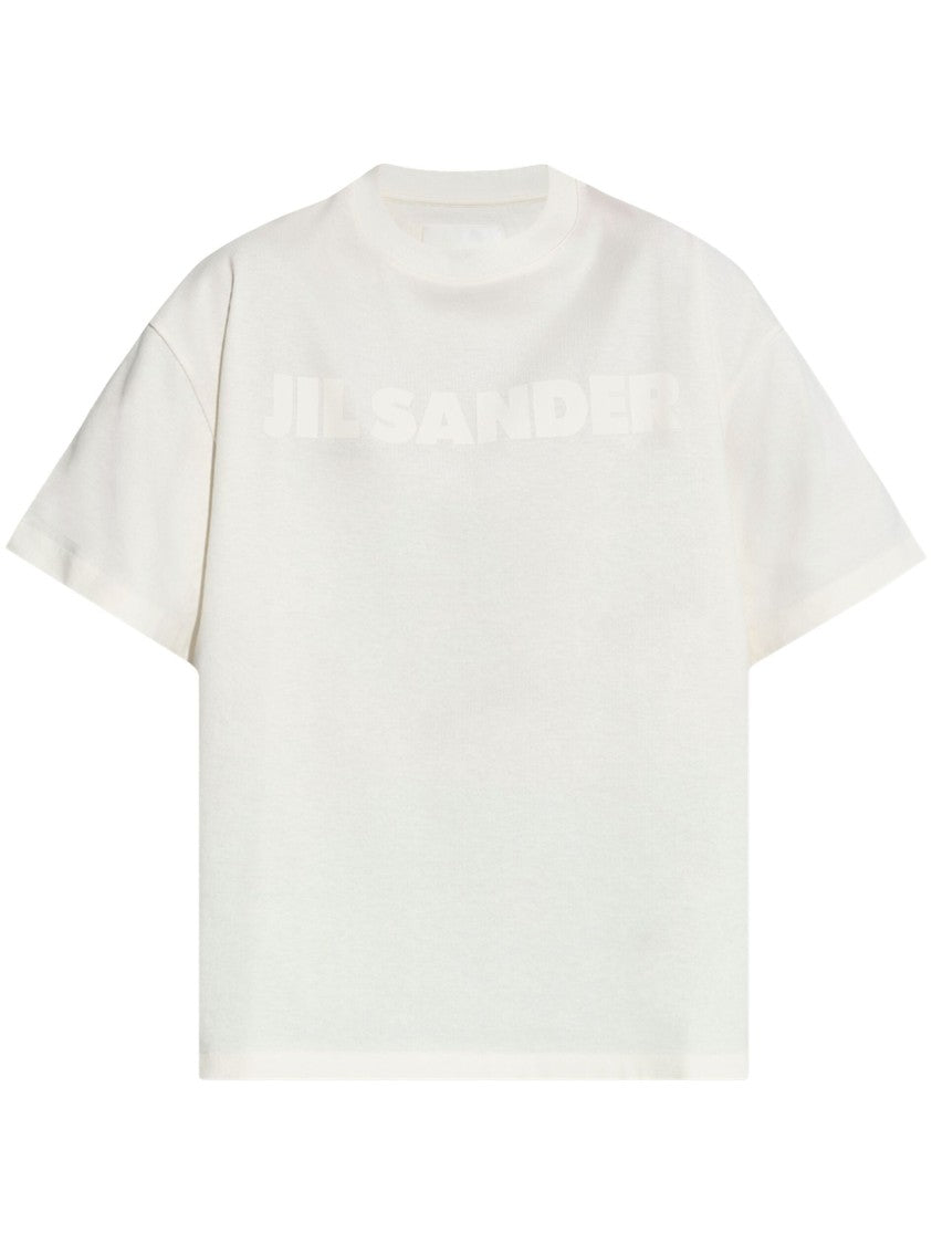 Jil Sander Black Tshirt Oversized Cotton Jersey T-Shirt