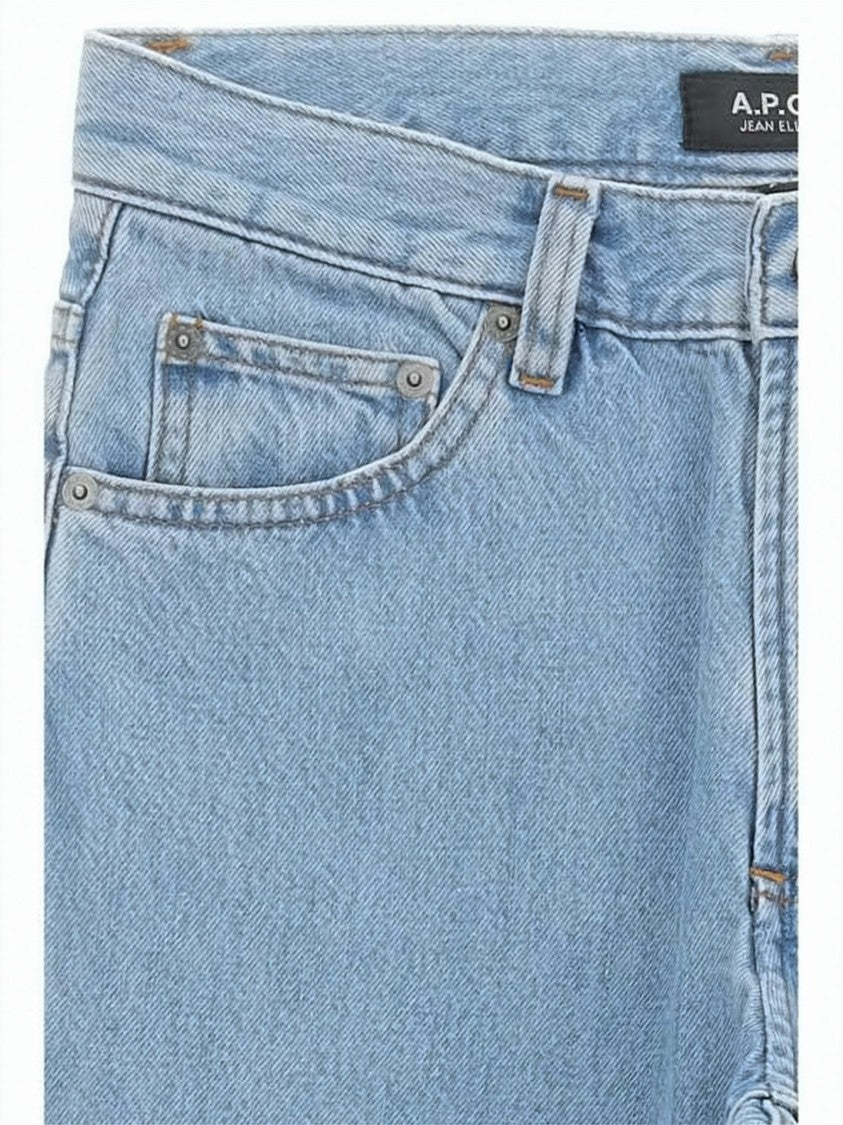 A.P.C. Wide-Leg Denim Jeans With Classic Five-Pocket Design