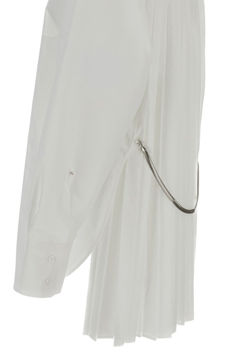 Sportmax White Nespola Cotton-Blend Shirt