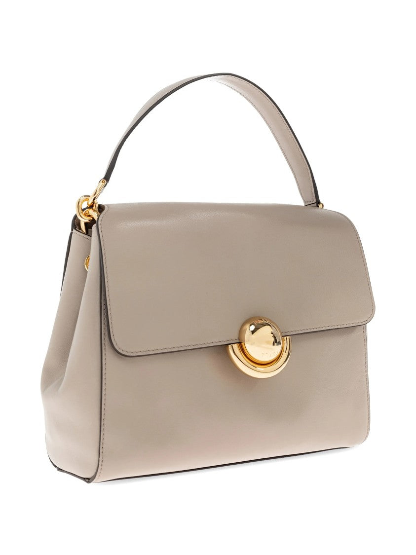 Furla Domus S Structured Smooth Leather Handbag