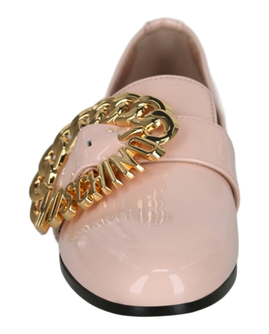 Moschino Logo Buckle Loafers