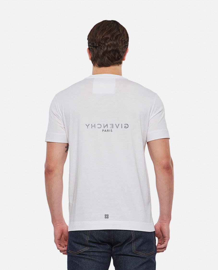 Givenchy Slim Fit White Cotton T-Shirt