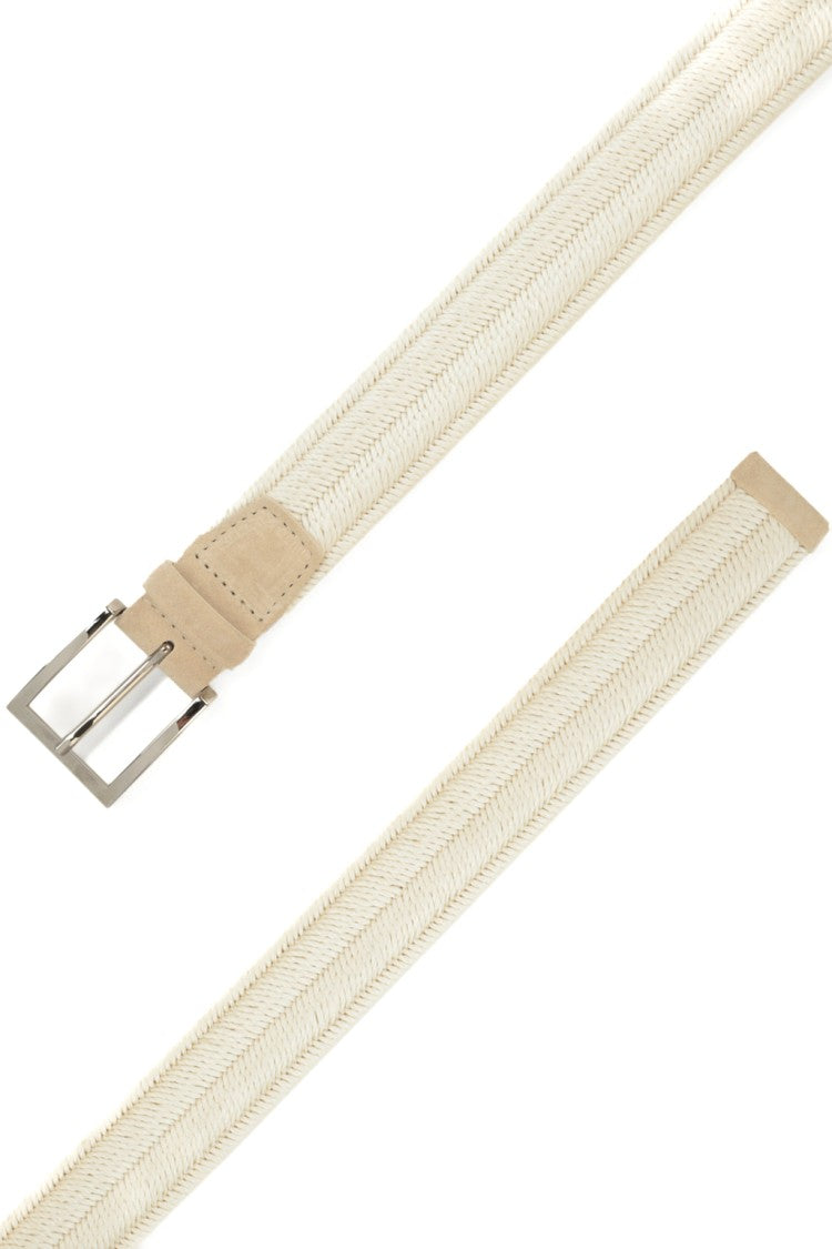 Orciani Stretch Braided Fabric Casual Belt