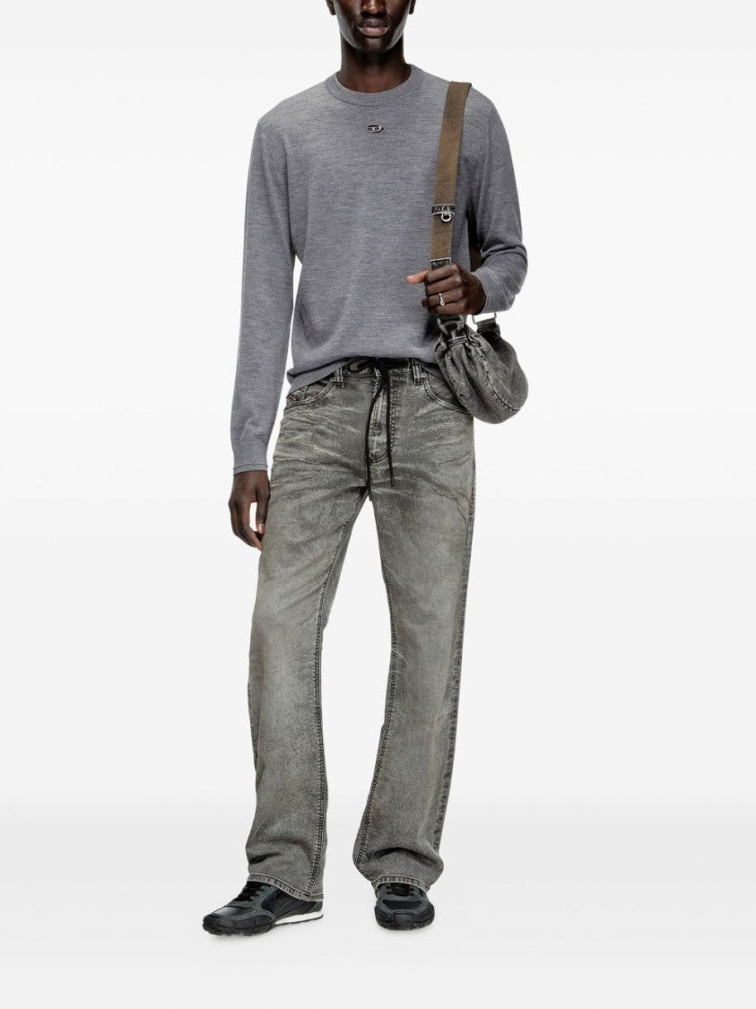 Diesel Grey Knit Sweatshirt