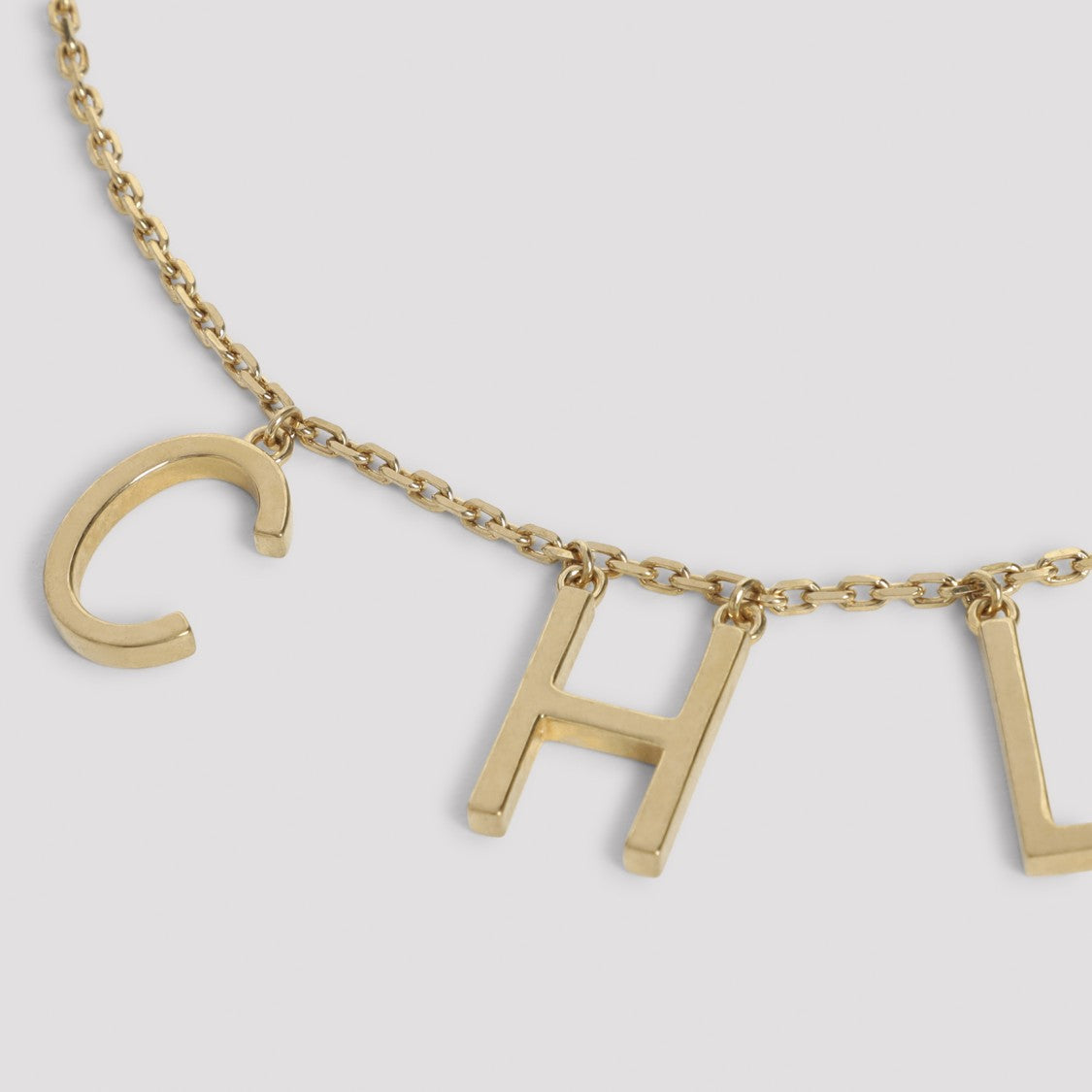 Chloé Delicate Brass Chain Necklace